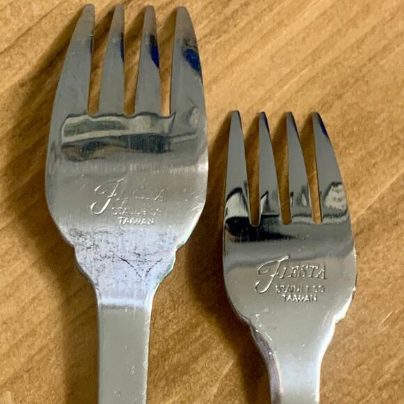 Fiestaware Swirl Turquoise Green Flatware Retired 5pc Place Setting Fiesta - Picture 6 of 10